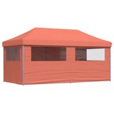 Šator za svadbe - šator za zabave Terakota 292 x 580 x 315 cm Oxford tkanina - Terakota s 4 bočna zida Da | shoptok.hr