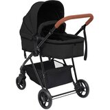  Dječja kolica 3-u-1 antracit i crna čelična | shoptok.hr