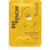 Rodial Bee Venom Jelly Eye Patches gelaste blazinice za učvrstitev kože za pod oči s pomirjajočim učinkom 2 kos | Shoptok.si