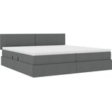  s madracem i skladištem Tamno siva 200 x 200 cm Baršun | shoptok.hr