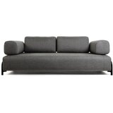 Kave Home Temno siva zofa z nasloni za roke Compo | Shoptok.si