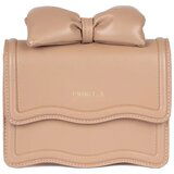 Shelvt Small beige women's handbag with a bow | shoptok.hr