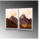 WALLXPERT dekorativna slika od kaljenog stakla (2 komada) uv 969 45 x 65 | ePonuda.com