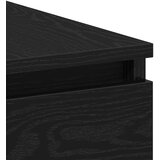  Stol s ladicama Crni hrast 140 x 50 x 76 cm Konstruirano drvo | shoptok.hr