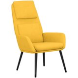  Stolica za opuštanje od tkanine sa stolcem boja senfa | Shoptok.si
