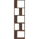  Regal za knjige s 5 razina boja hrasta 45x23,5x162,5 cm drveni | shoptok.hr