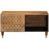 Maison Chic Klubska mizica - kavna mizica - Nizka mizica 80x50x40 cm trden mangov les, (21754469) Cene