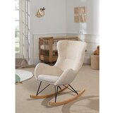 Vipack Bež dječja fotelja za ljuljanje od bouclé tkanine Rocky – | shoptok.hr