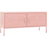 vidaXL TV ormarić ružičasti 105 x 35 x 50 cm čelični | shoptok.hr