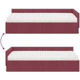  Kotni okvir postelje z matrico Drugo 2 pcs Siva blago, (5000123316) | Shoptok.si