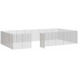  Ograda za životinje s 24 ploča 54 x 80 cm od pocinčanog željeza | shoptok.hr