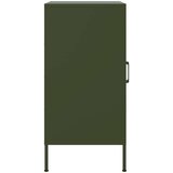 vidaXL Komoda 2 kosa olivno zelena 36x39x79 cm hladno valjano jeklo Cene
