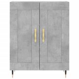  Visoka komoda siva betona 69,5x34x180 cm od konstruiranog drva | shoptok.hr