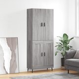  Visoka komoda siva sonome 69,5x34x180 cm od konstruiranog drva Cijene
