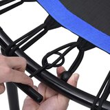  Trampolin za vježbanje s ručkom i sigurnosnim jastučićem 122 cm | shoptok.hr