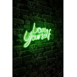 WALLXPERT dekorativna plastična led rasveta love yourself green Cene