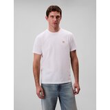 Calvin Klein Jeans Majica kremna / krvavo rdeča / bela | Shoptok.si