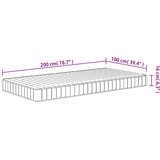  Madrac od pjene srednje mekani 100 x 200 cm | shoptok.hr