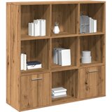vidaXL Knjižna omara artisan hrast 98x29x97,5 cm inženirski les | Shoptok.si