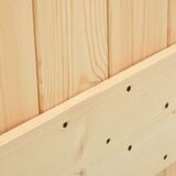  Klizna vrata s priborom za montažu 100x210 cm masivna borovina | shoptok.hr