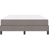 vidaXL Postelja z vzmetnico z vzmetnico Taupe 140 x 190 cm blago | Shoptok.si