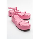LuviShoes Pink Women's Sandals Cene