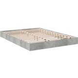 vidaXL Okvir kreveta siva boja betona 140x200 cm od konstruiranog drva | shoptok.hr