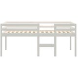  Visoki krevet bijeli 90 x 200 cm od masivne borovine | Eponuda.com