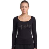 Leone 1947 Majice & Polo majice Woman Long Sleeves Lux Črna Cene