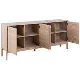 Actona Niska komoda u dekoru hrasta u prirodnoj boji 180x80 cm Linley – | shoptok.hr