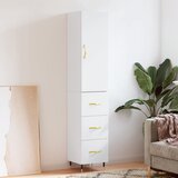 vidaXL Visoka komoda bijeli 34 5x34x180 cm od konstruiranog drva Cijene
