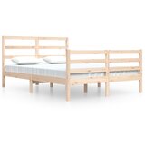 The Living Store Posteljni okvir iz trdne borovine 140x200 cm - Posteljni Okvir, (21523519) | Shoptok.si