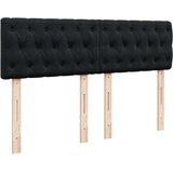  Otomanski krevet s madracem&amp LED crni 140x190 cm baršunasti | shoptok.hr