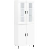  Visoka komoda bijela 69,5x34x180 cm konstruirano drvo | shoptok.hr