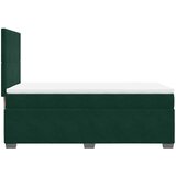 Box spring krevet s madracem tamnozeleni 80 x 200 cm baršunasti | shoptok.hr