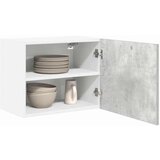 vidaXL Viseča omarica Riga 2 pcs Beton sivo in bela 50 x 31 x 40 cm | Shoptok.si