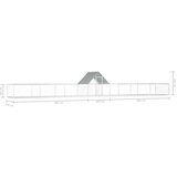  Kokošinjac od pocinčanog čelika 14 x 2 x 2 m | shoptok.hr