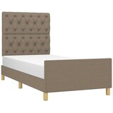  Okvir za krevet bez madraca smeđesivi 80x200cm od tkanine | shoptok.hr