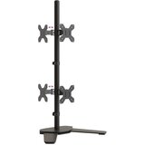  Dvostruki nosač za monitor crni čelični VESA 75/100 mm | shoptok.hr