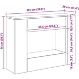 101 x 29 x 74 cm | shoptok.hr