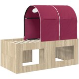 Krevet s Tunnels 3 kom. Artisian hrast i crvena | shoptok.hr