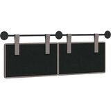  Držeće uzglavlje Zidne tkanina - Sivo-smeđa 120 cm bez LED | shoptok.hr