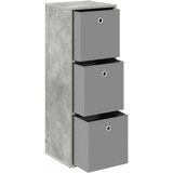  Kreveta s ladicama Betonski sivi 35 x 32 x 99,5 cm | shoptok.hr