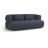 Micadoni Temno modra sedežna garnitura iz tkanine bouclé 178 cm Jenny – | Shoptok.si