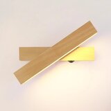 SCHINDORA 31 cm lesena LED stenska svetilka - 3000 K Cene