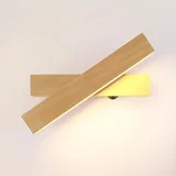 31 cm lesena LED stenska svetilka - 3000 K