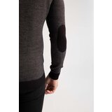 Defacto Slim Fit Crew Neck Patched Sleeve Detailed Knitwear Sweater R1110az22wn | Shoptok.si