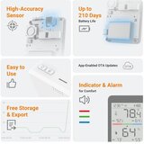 TEMTOP Bluetooth termometer in higrometer za notranje prostore in rastlinjake | Shoptok.si