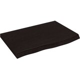  Kupaonska radna ploča tamnosmeđa 60x40x(2-6) cm tretirano drvo | shoptok.hr