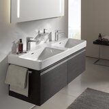 Laufen H8149680001041 Pro S 130 x 46 cm dvojni keramični umivalnik z 2 odprtinama | Shoptok.si